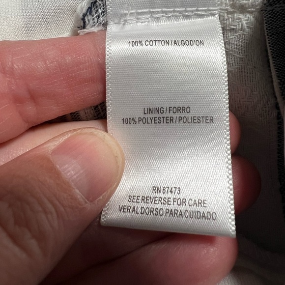 Violet Weekend Navy/Cream Stripe Cropped Jumpsuit Size 4 NEW Retro Wide Leg - Picture 12 of 13